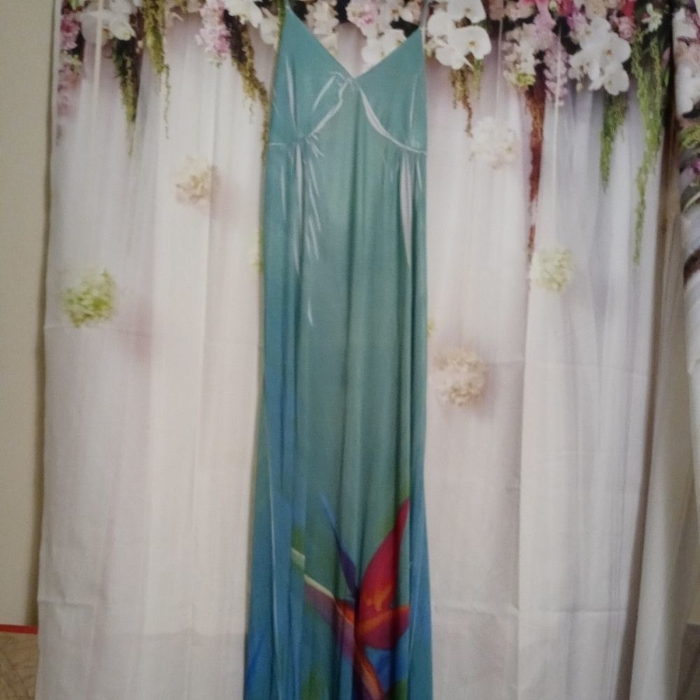 🎉StyleWorks Birds of Paradise Halter Dress